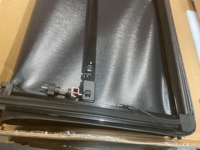 Photo 1 of **MISSING INSTALLATION ACCESSORIES ** KUIPERAUTO Fiberglass Tri Hard Tonneau Cover Fleetside Compatible with 2002-2025 Dodge Ram 1500 Classic & New Body/Ram 2500 3500 (w/o Ram Box)-6.5 FT Bed On Top 76.3 inch Truck Bed Cover