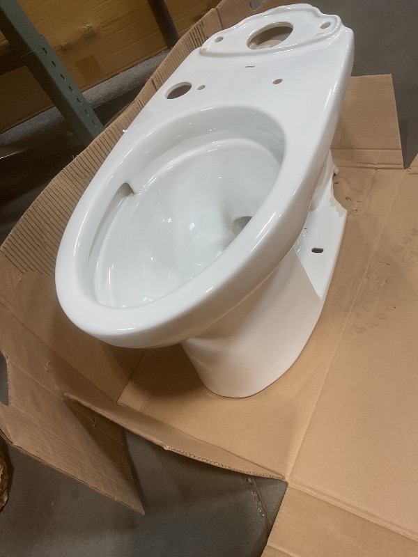 Photo 1 of **MINOR DAMAGE TO BACK OF BASE**TOTO Drake Elongated TORNADO FLUSH Toilet Bowl, WASHLET+ Ready, Cotton White - C776CEGT40#01