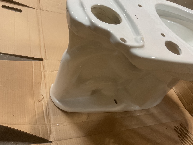 Photo 1 of **MINOR DAMAGE TO BACK OF BASE**TOTO Drake Elongated TORNADO FLUSH Toilet Bowl, WASHLET+ Ready, Cotton White - C776CEGT40#01