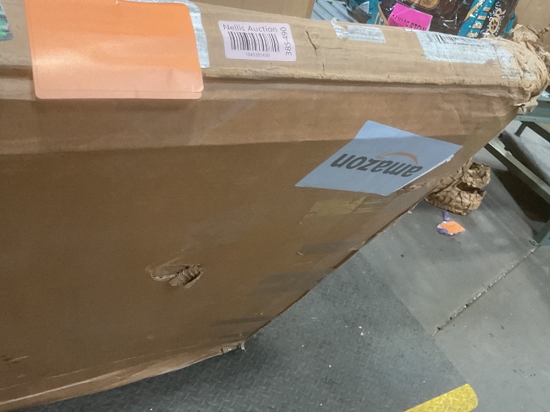 Photo 1 of **DAMAGED CORNER**Restore Furniture Bexyl 42” Square Multipurpose Table Top, Laminate Surface for Dining, Coffee Shop, Bar, Pub, Covered Patio, Kitchen, Commercial Use (Gray, 42" Square)