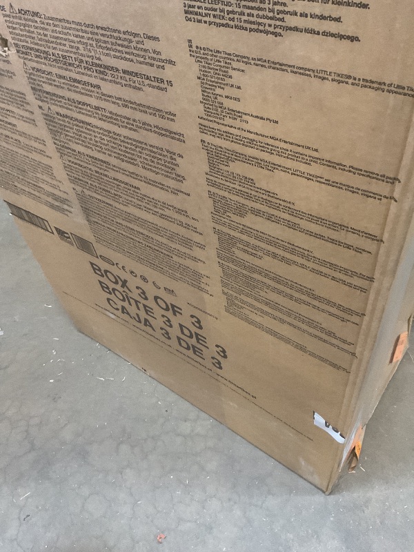 Photo 1 of **3 BOXES**Little Tikes - Jeep® Wrangler 53" Toddler/Twin Bed - Red