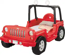Photo 1 of **3 BOXES**Little Tikes - Jeep® Wrangler 53" Toddler/Twin Bed - Red