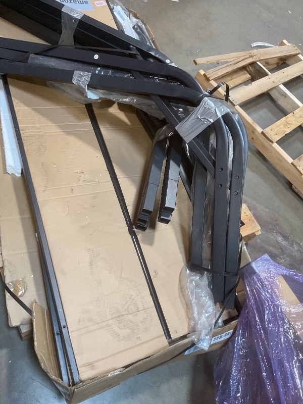 Photo 1 of **SELLING FOR PARTS AS PARTIAL SET **Lyromix 12x20 FT Outdoor Metal Carport, Heavy Duty Carport with Galvanized Steel Roof and 4 Support Feet, Extra Large Car Port Garage Shelter for Car, Boat and Tractor