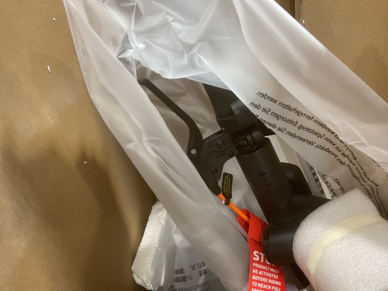 Photo 1 of ***FOR PARTS ONLY/MISSING ASSEMBLY PIECES (WON'T POWER ON) **** Segway Ninebot E2 Pro Electric Kick Scooter, 15.5 mph Max Speed, 24.9-Mile Range, Power by 350W Motor, Cruise Mode, UL-2272 Certified