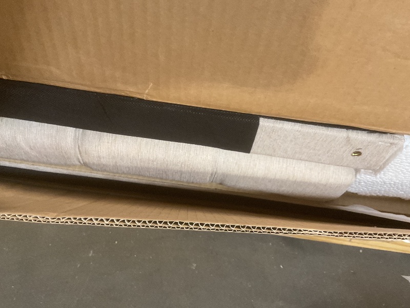 Photo 1 of **2 BOXES**PVWIIK Full Size Daybed with Trundle for Bedroom,Guest Room,Solid Wood Bed Frame w/Wood Slat Support,Upholstered Backrest for Adults/Kid,No Box Spring Needed, Beige