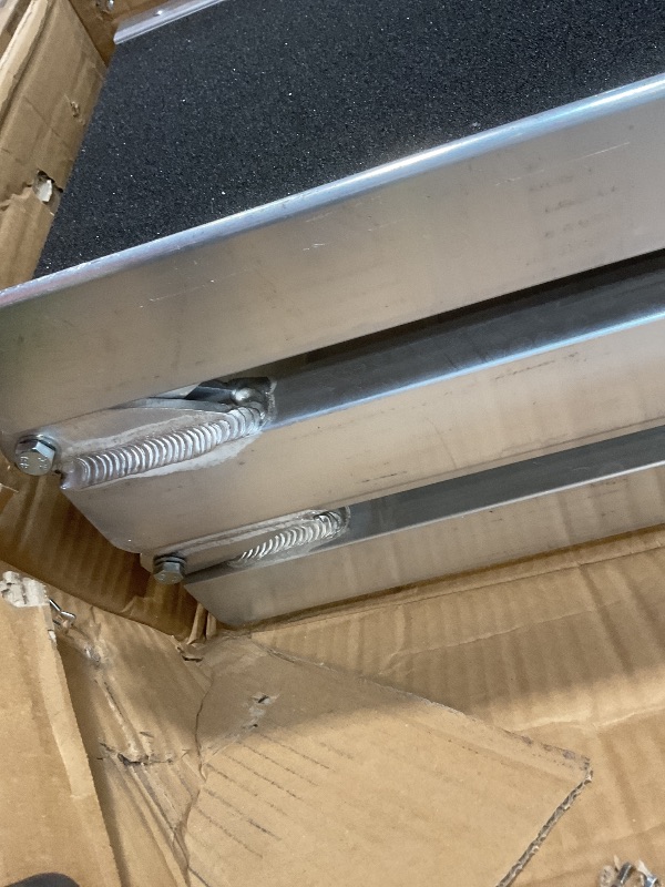 Photo 1 of **MINOR USE WEAR**TaiH Leo Wheelchair Ramp 10 Feet, Non-Slip Folded Handicap Ramp with Support Legs, Safer Door Threshold Wheelchair Ramps for Home, Wheel Chair Ramp for Home Steps, Stairs, Entry, Doorways, Scooter