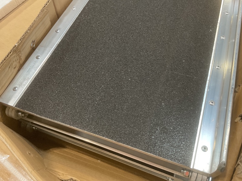 Photo 1 of **MINOR USE WEAR**TaiH Leo Wheelchair Ramp 10 Feet, Non-Slip Folded Handicap Ramp with Support Legs, Safer Door Threshold Wheelchair Ramps for Home, Wheel Chair Ramp for Home Steps, Stairs, Entry, Doorways, Scooter