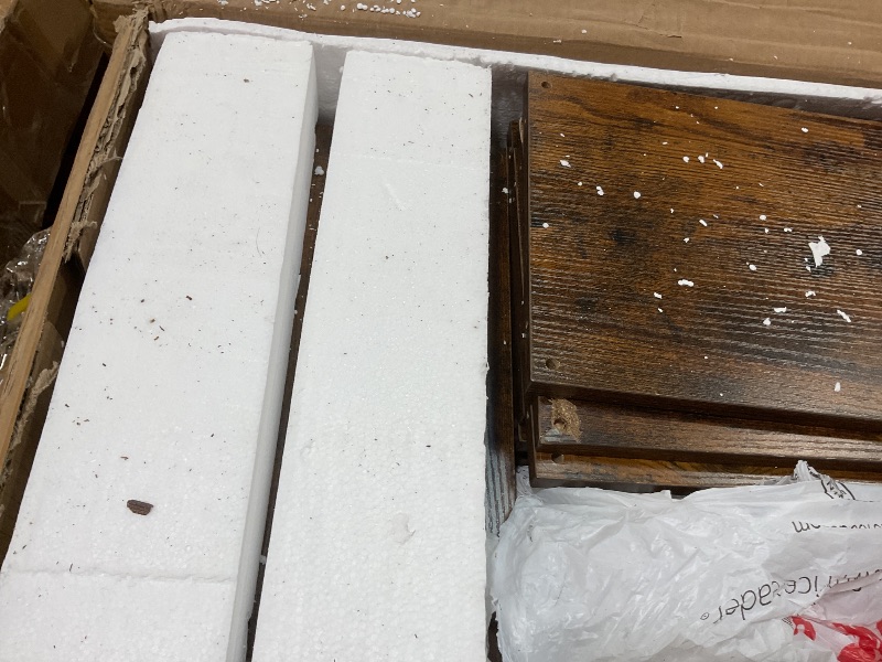 Photo 1 of **ONE PIECE IS DAMAGED **HOOBRO Corner Bookshelf, 6-Tier L-Shaped Bookcase, Industrial Open Display Shelf Tall Storage Organizer, Vertical Storage Rack, for Living Room, Home Office, Rustic Brown and Black BF61SJ01