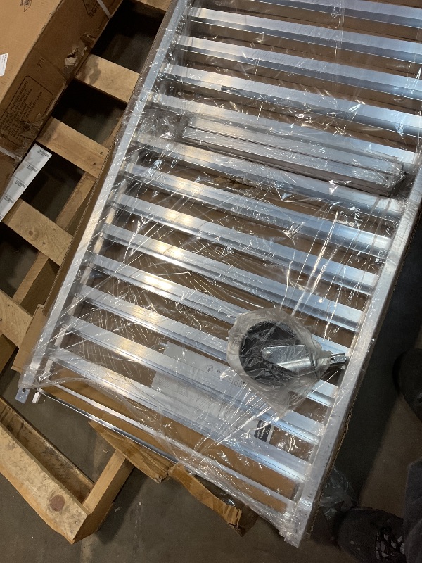 Photo 1 of **MISSING 3 WHEELS AND HARDWARE**Winco Aluminum Sheet Pan/Bun Rack, 3" Spacing, 20 Tier