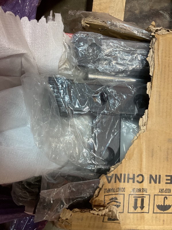 Photo 1 of **SELLING FOR PARTS AS PARTIAL SET. BOX NUMBER 3 OF FOUR**GarveeLife Smith Machine Home Gym All in One, 2200LBS Squat Rack Power Cage with Smith Bar, Lat Pull-Down, Cable Systems, Leg Hold-Down and More Attachments, Workout Equipment (Red Black)