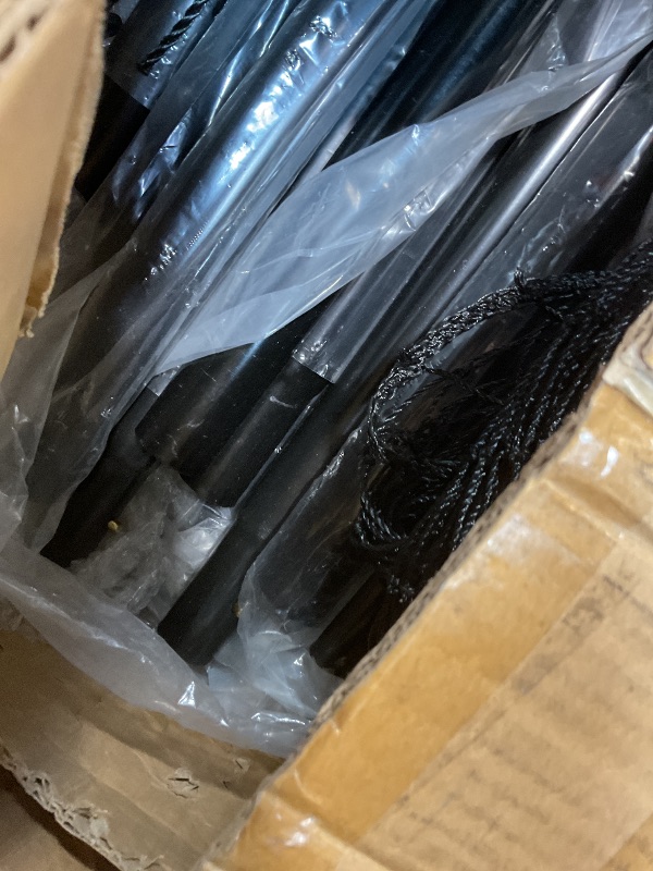 Photo 1 of **SCUFFS FROM TRANSPORT **MR Ball Stop Net System 30’x12’, Movable Heavy Duty Backstop Net, 2 in 1 Multi-Sport Stop Netting, Ball Barrier Sports Practice Barrier Net for Professional, College and Grade School Training