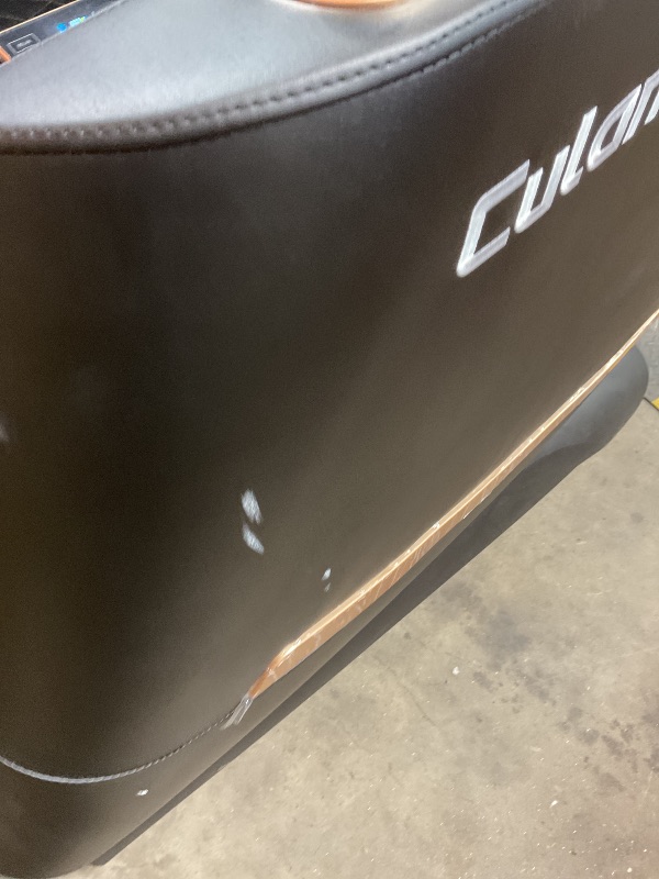 Photo 1 of **MINOR SCRATCHES AND HOLES**Culanta Massage Chair Full Body, Zero Gravity SL-Track Shiatsu Massage Recliner Chair with Body Scan, Airbags, Foot Rollers, Deep Yoga Stretch, Heating (U1-Black)