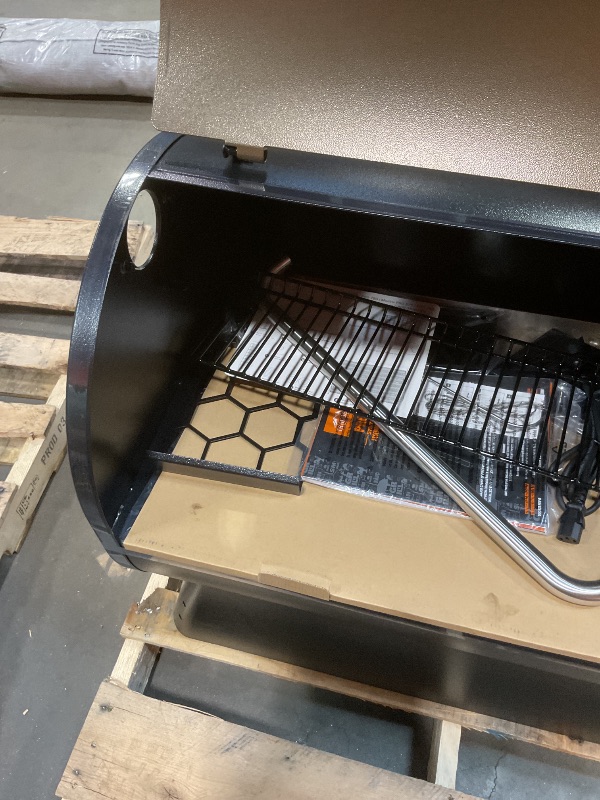Photo 1 of **MISSING THE LITTLE CHIMNEY AND UMBRELLA PIECE**Traeger Grills Pro 780 Wood Pellet Smoker Grill, 6-in-1 BBQ Pellet Grill Combo, WiFi and App-Connected Electric Smoker, 780 Square Inches of Grilling Area, Temperature Control, Bronze Finish