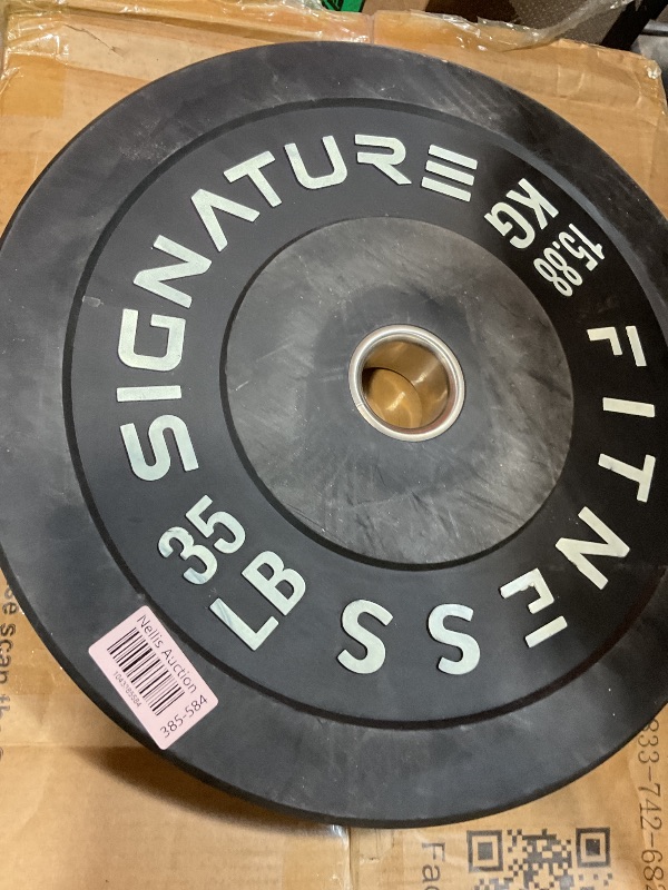 Photo 1 of **DIRT**Alvantor Olympic Rubber Barbell Bumper Plates for Strength Training and Weight Lifting