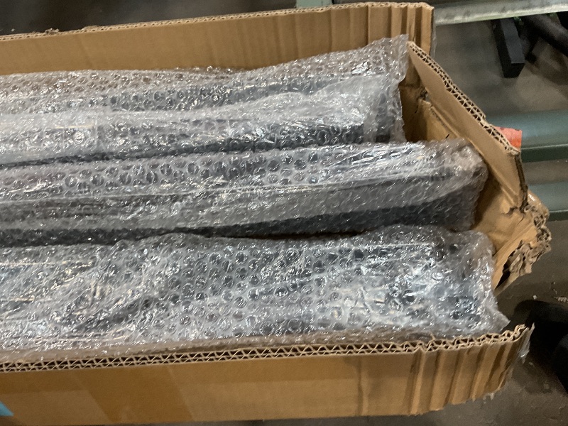 Photo 1 of **RAILS ONLY**Muzata 4Pack 6'6" Black Cable Railing Handrail Rectangular Stainless Steel Handrail for Cable Railing System Top Rail Deck Stair Indoor Outdoor Length Adjustable with Paper User Guide