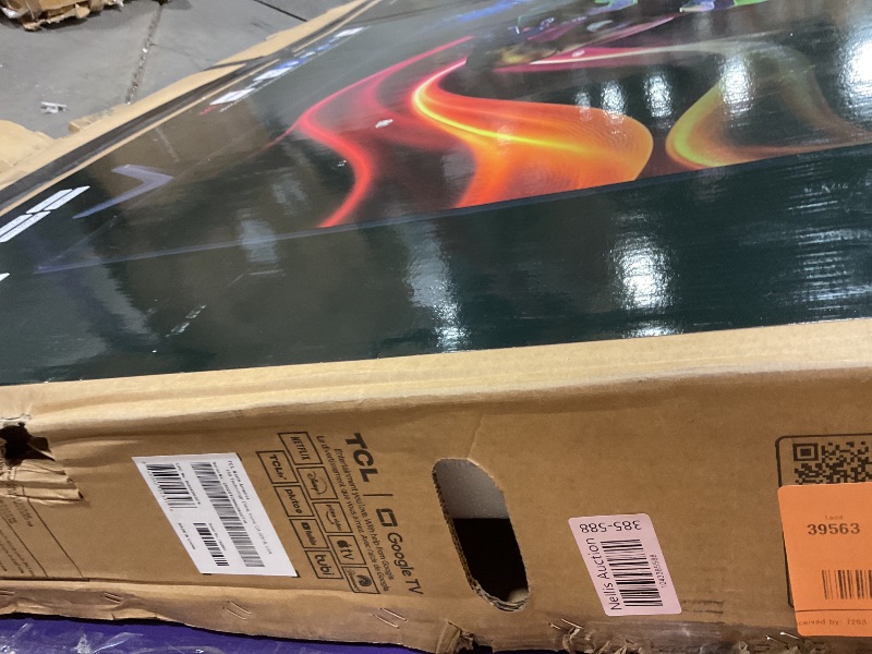 Photo 1 of **MAJOR DAMAGE TO SCREEN. SELLING FOR PARTS**TCL 75-Inch Class QM6K Series QD-Mini LED 4K UHD Google Smart TV Best Value Mini-LED TV - QLED, 144hz, 288hz Gaming Rate, High Contrast Screen, Onkyo Audio, Dolby Atmos (75QM6K, 2025 Model)