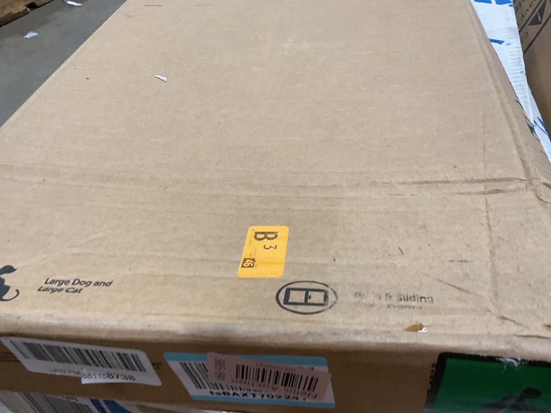 Photo 1 of **MISSING INSTALLATION ACCESSORIES **PetSafe Sliding Glass Pet Door - No-Cut DIY Install Doggy Door for Renters - Aluminum Frame - Adjustable Height 91 7/16" to 96" - Ideal for Large Dogs Up to 100 lb - White