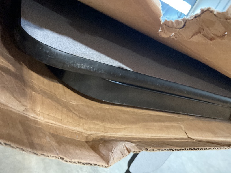 Photo 1 of **SCRAPE DAMAGE ON END**Correll 24" x 60" Gray Granite Thermal-Fused Laminate Top Folding Seminar Table with Panel Legs