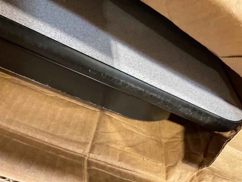 Photo 1 of **SCRAPE DAMAGE ON END**Correll 24" x 60" Gray Granite Thermal-Fused Laminate Top Folding Seminar Table with Panel Legs