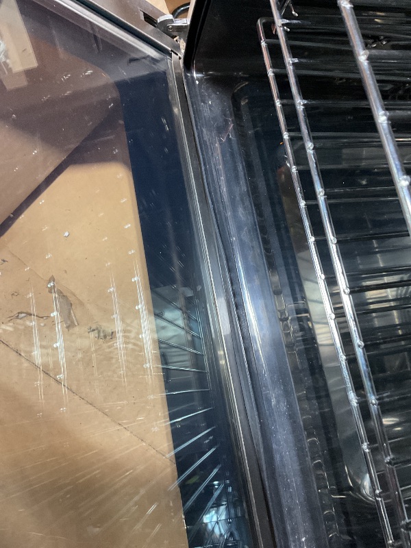 Photo 1 of **LOOSE BOTTOM SEAL. MINOR USE WEAR****23 In. Countertop Convection Oven For Half-Size Pans With 4 Racks 2800W Of Power And Steam Injection, 240V In Stainless-Steel (KM-CTCO-23STI)