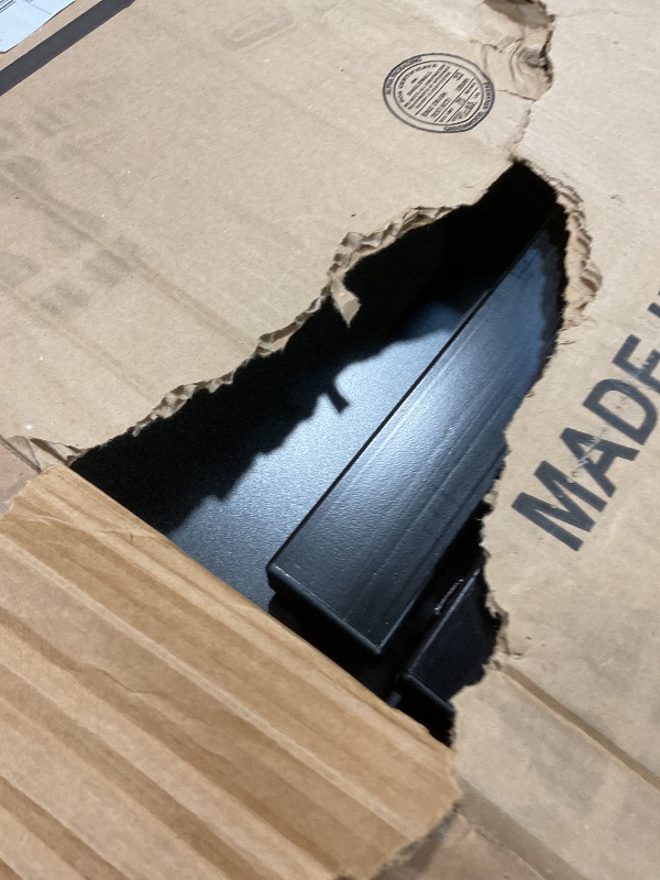 Photo 1 of **DAMAGE TO TWO CORNERS**Correll 24" x 60" Gray Granite Thermal-Fused Laminate Top Folding Seminar Table with Panel Legs