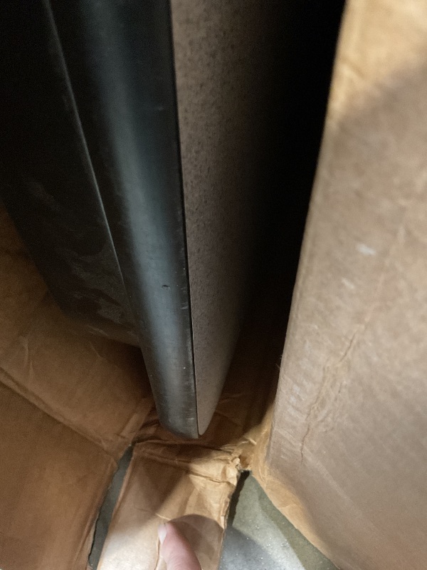 Photo 1 of **SCRAPE DAMAGE ON ONE END**Correll 24" x 60" Gray Granite Thermal-Fused Laminate Top Folding Seminar Table with Panel Legs