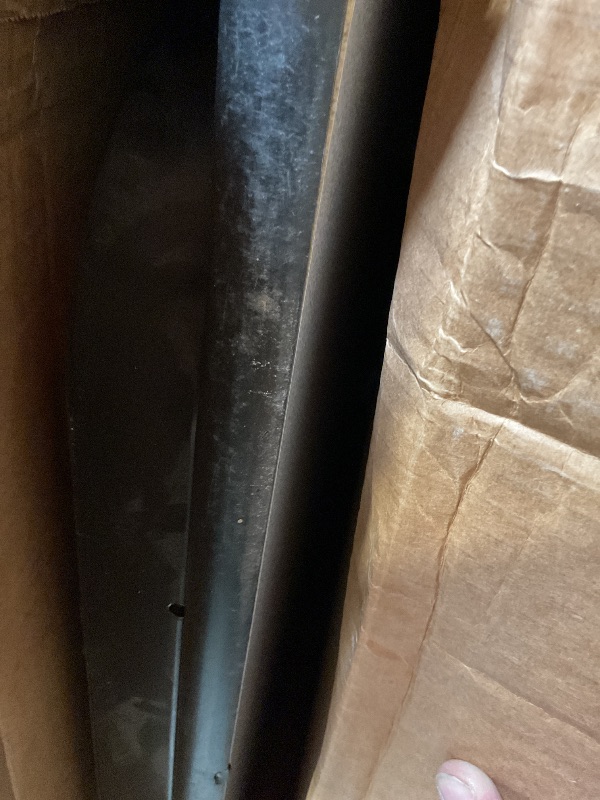 Photo 1 of **SCRAPE DAMAGE ON ONE END**Correll 24" x 60" Gray Granite Thermal-Fused Laminate Top Folding Seminar Table with Panel Legs