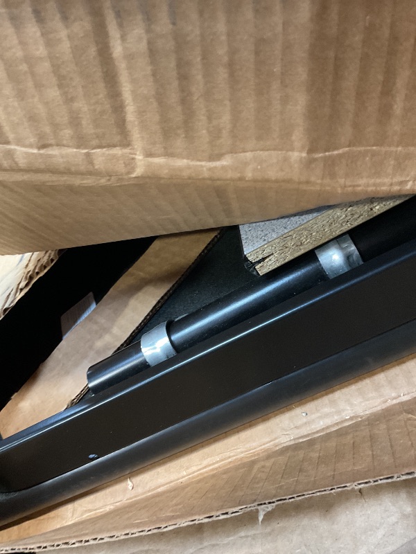 Photo 1 of **SCRAPE DAMAGE ON ONE END**60" Gray Granite Thermal-Fused Laminate Top Folding Seminar Table with Panel Legs