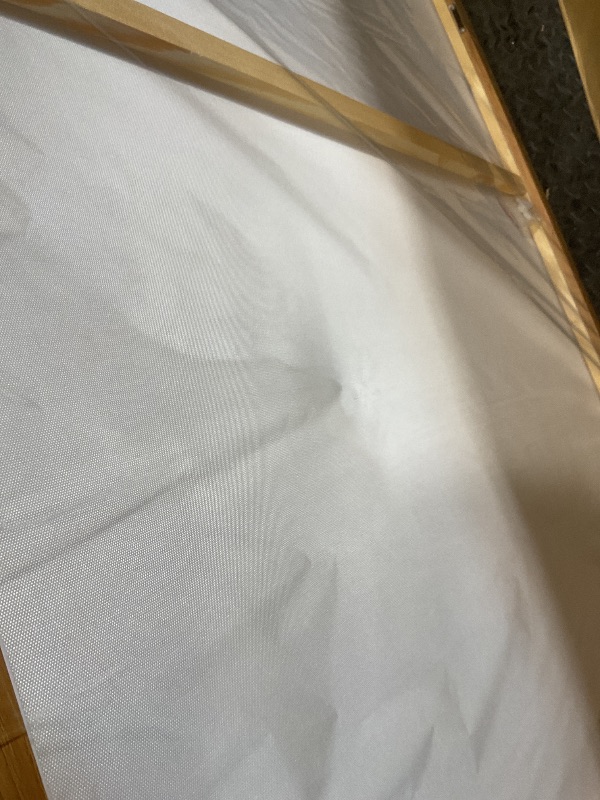 Photo 1 of **CANVAS DENTED/STRETCHED**VAYIMDH Abstract Canvas Wall Art Graffiti Wall Decor Gold and White Wall Decorations 36"x70" Decorative Pictures for Bedroom Office Artwork