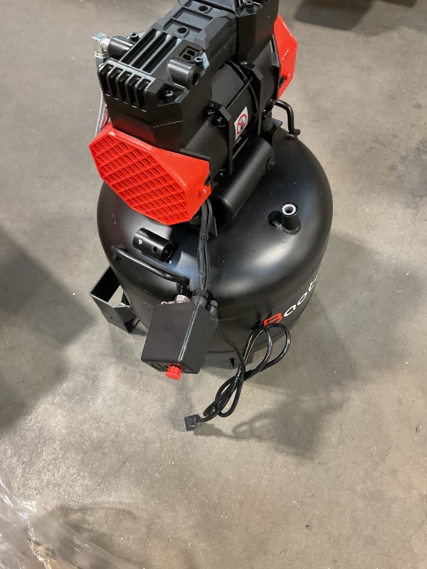 Photo 1 of **SCRAPES FROM TRANSPORT **14 Gallon Ultra Quiet Air Compressor with Two Quick Couplers, 2HP 8.75 CFM, Max 115 PSI Pressure Oil-Free Air Compressor Tank, 70dB Quiet Compressor for Auto Repair, Tire Inflation