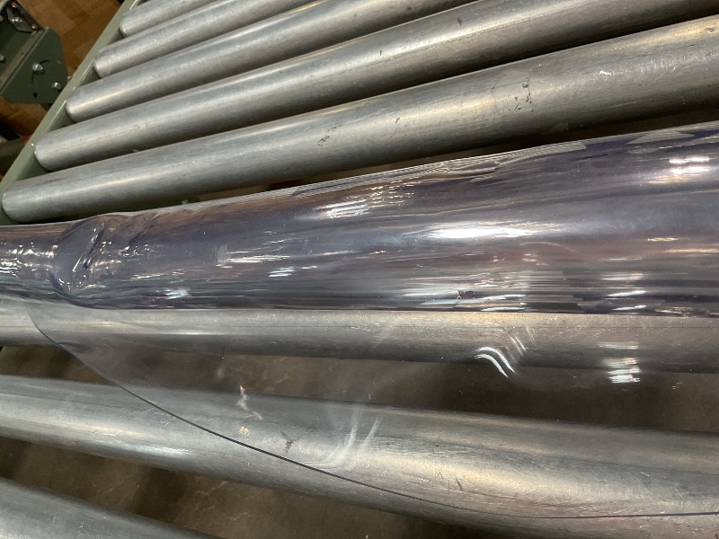 Photo 1 of **SCRATCHES AND DIRT FROM TRANSPORT **Deep Dream 2.0mm Thick 60 Inches Clear Round Table Protector, Round Table Cover, Tablecloth Protector, Table Protector for Dining Room Table & Office