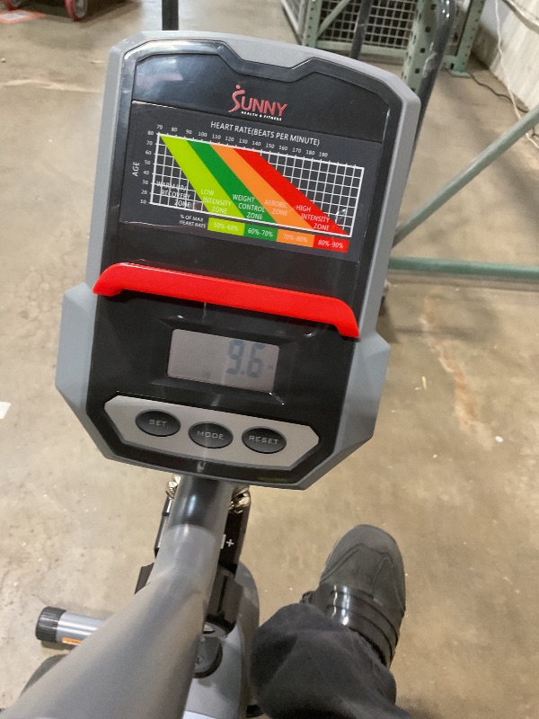 Photo 1 of **MINOR USE WEAR**Sunny Health & Fitness Smart Magnetic Recumbent Bike with Hand Cycle - SF-RB423034