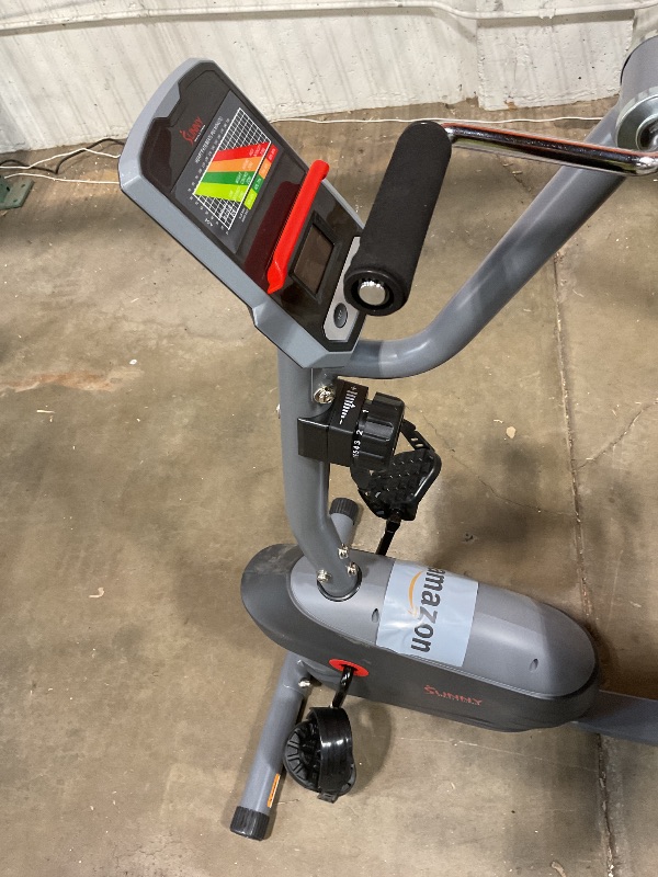 Photo 1 of **MINOR USE WEAR**Sunny Health & Fitness Smart Magnetic Recumbent Bike with Hand Cycle - SF-RB423034