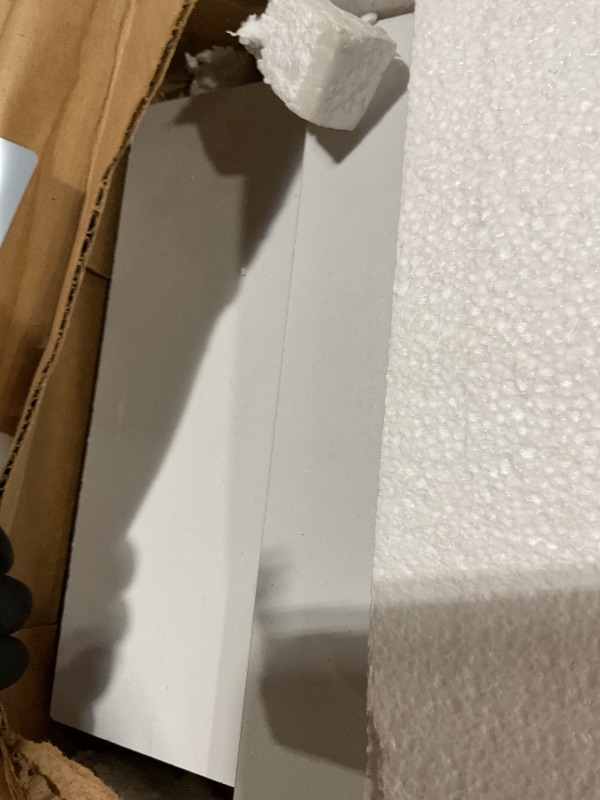 Photo 1 of **MINOR DAMAGE TO CORNERS**Bush Furniture Tall 5 Shelf Bookcase, Large Open Bookshelf, Sturdy Display Cabinet for Living Room or Home Office, Cabot Collection, White