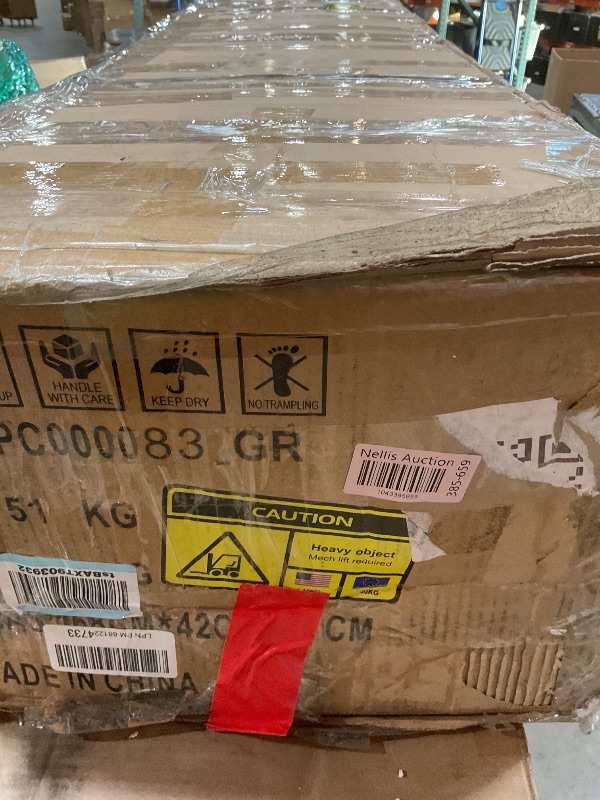 Photo 1 of **FRAME AND STAKES ONLY. MISSING COVER. SCRAPES. DIRT**COBIZI Heavy Duty 10x20 Pop up Canopy Tent with 6 Sidewalls, Commercial Instant Canopies Tents for Parties Gazebos with Roller Bag, All Season Wind & Waterproof UPF55+,Thickened Frame, Gray