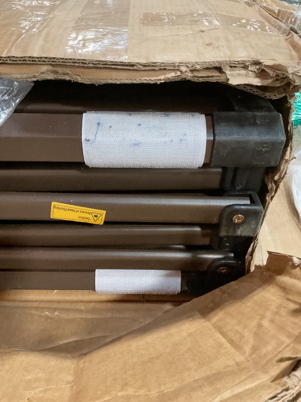 Photo 1 of **FRAME AND STAKES ONLY. MISSING COVER. SCRAPES. DIRT**COBIZI Heavy Duty 10x20 Pop up Canopy Tent with 6 Sidewalls, Commercial Instant Canopies Tents for Parties Gazebos with Roller Bag, All Season Wind & Waterproof UPF55+,Thickened Frame, Gray