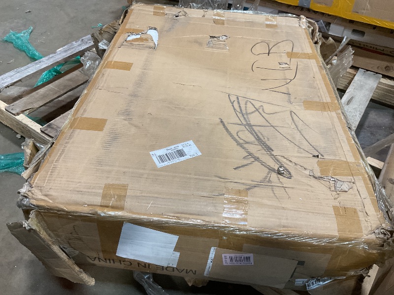 Photo 1 of **DAMAGE TO CORNERS **Dog Crate Furniture for 2 Large Medium Dogs 71 in Dog Kennel with 3 Storage Compartments and Removable Divider, Indoor Dog Cage TV Stand, Double Dog Crates with Sliding Barn Door