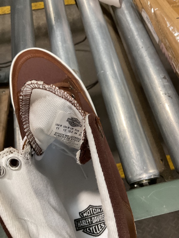 Photo 1 of **SCUFF**Harley-Davidson Unisex Rosemont Fashion Sneakers, D75002 (Brown, 11)