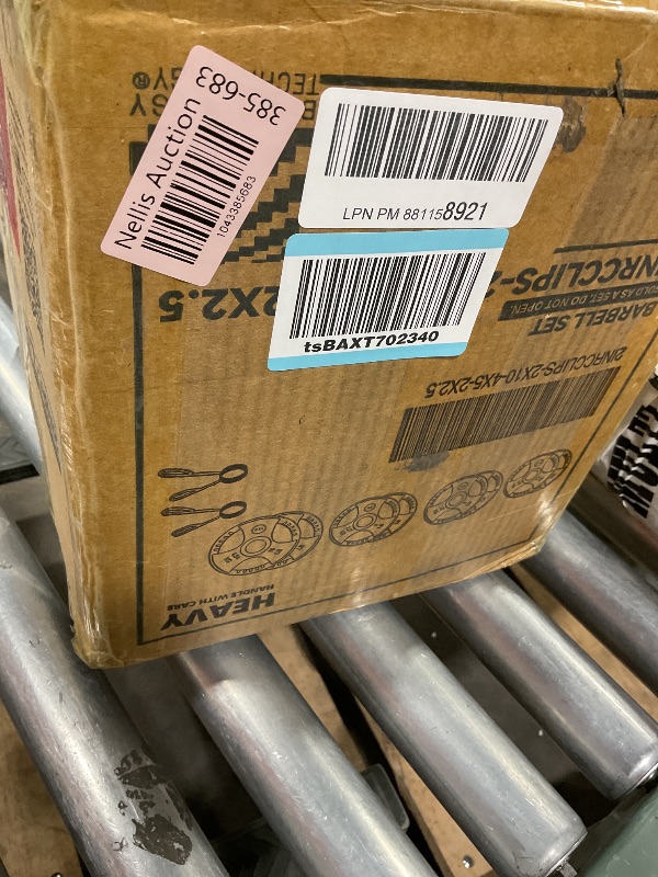 Photo 1 of 1" Hole Rubber Standard Weight Plates
Two -10LB weights
Four- LB weights