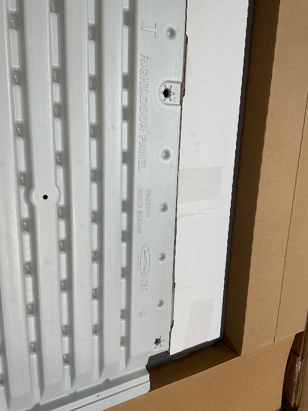 Photo 1 of **2 BOXESModernist® 10 ft. x 7 ft. Barn Door Storage Shed, Made in The USA