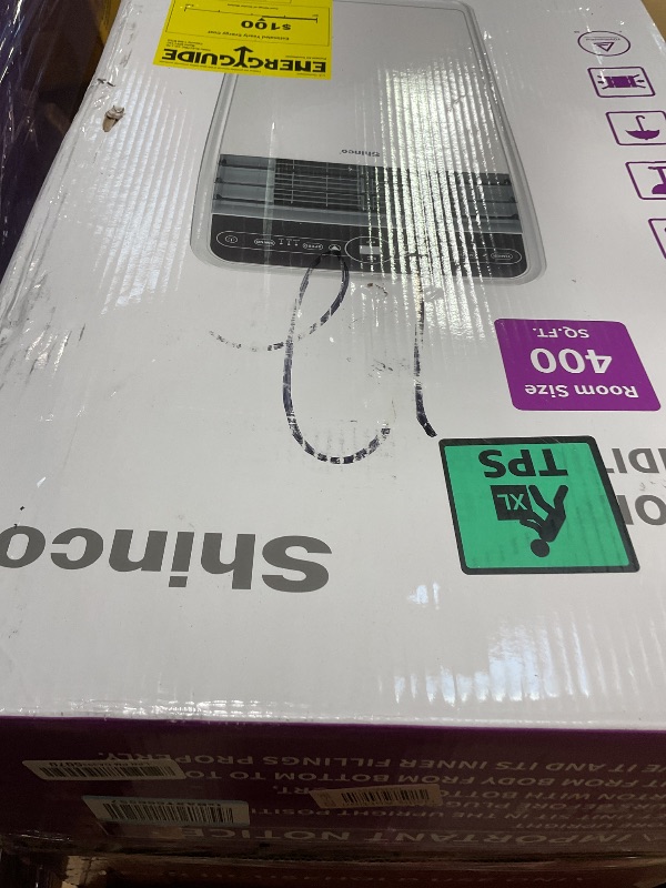 Photo 1 of **DIRT**Shinco 12,000 BTU Portable Air Conditioner, Portable AC Unit with Built-in Cool, Dehumidifier&Fan Modes for Room up to 400 sq.ft, with Remote Control, 24 Hour Timer, Installation Kit