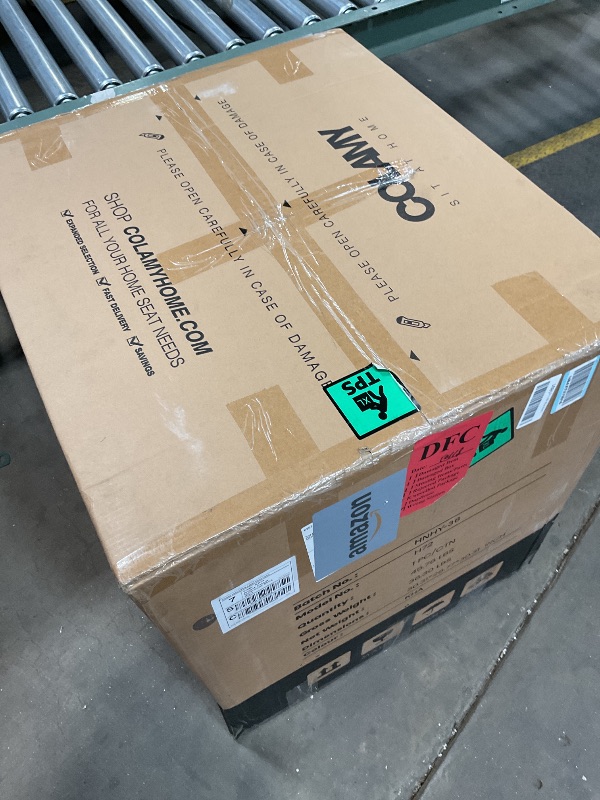 Photo 1 of **PARTIAL SET ONLY 1 ** COLAMY Morden Velvet Barrel Accent Chair with Storage Ottoman Set of 2, Upholstered Living Room Side Chair, Single Sofa Armchair with Lounge Seat for Bedroom/Office/Reading Spaces, Khaki