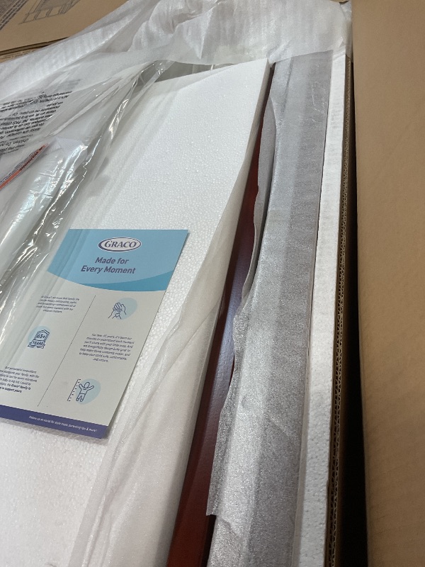 Photo 1 of **PARTS MISSING**Graco Hadley 5-in-1 Convertible Crib & Changer (Espresso) – GREENGUARD Gold Certified, Fits Standard Crib Mattress, Converts to Toddler Bed and Full Bed, 4 Adjustable Mattress Heights