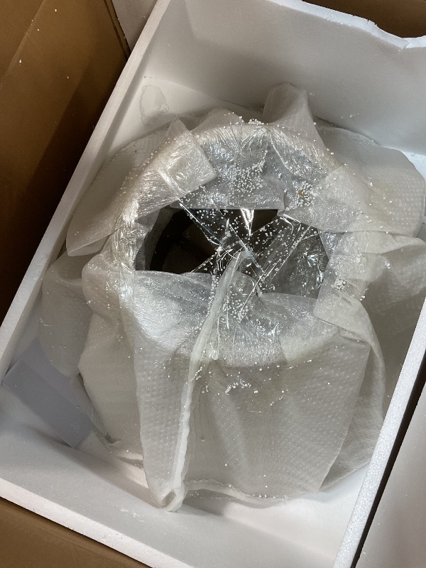 Photo 1 of ***MISSING TABLETOP*** Manhattan Comfort Glenn Round Coffee Table with Sleek Sintered Stone Top and Stainless Steel Base, Elegant Design for Modern Living Room, Centerpiece, Gold