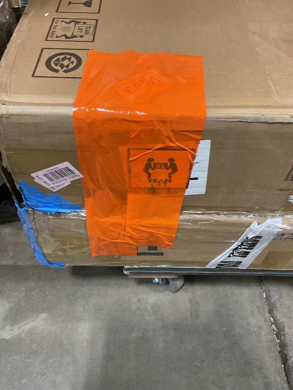 Photo 1 of **TWO BOXES**GARVEELIFE 71 IN DOG CRATE FURNITURE FOR 2 DOGS, LARGE DOUBLE DOG CAGE WITH 3 STORAGE DRAWERS & REMOVABLE DIVIDER, DOG KENNEL AS TV STAND, FURNITURE STYLE DOG CRATES WITH SLIDING BARN DOOR