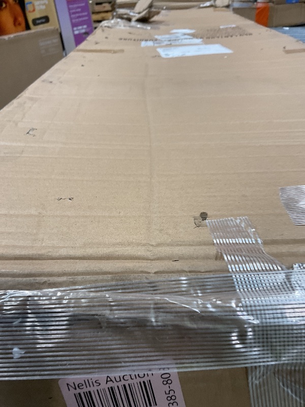 Photo 1 of **DAMAGE TO CORNER**Red Lantern 7 ft. Tall Woven Fiber Dark Beige-6 Panel Room Divider