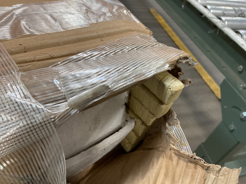 Photo 1 of **DAMAGE TO CORNER**Red Lantern 7 ft. Tall Woven Fiber Dark Beige-6 Panel Room Divider