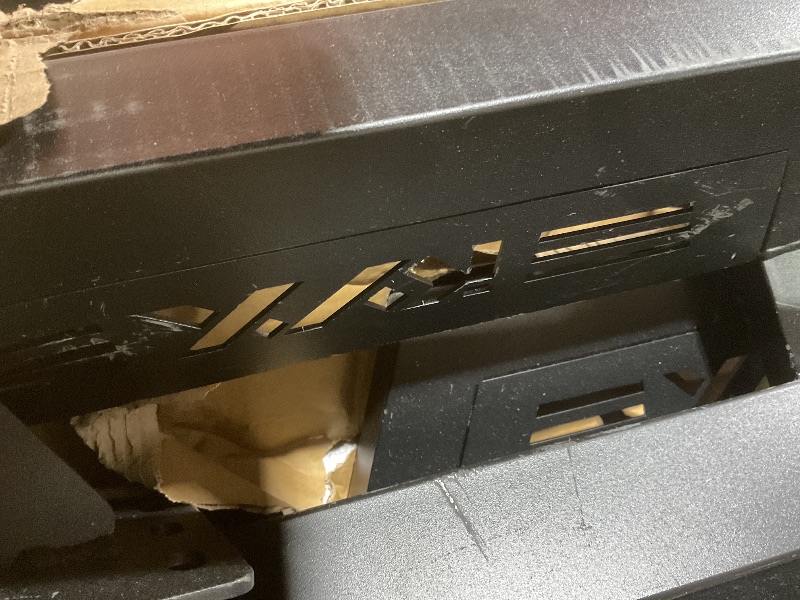 Photo 1 of **SCRAPES FROM TRANSPORT **KYX Running Boards Fit for 2019-2024 Dodge Ram 1500 Crew Cab (Exclude 2019-2024 Ram 1500 Classic) Aluminum Matte Black Nerf bar, 5 inches Car Door Side Steps Truck Boards Step Rails