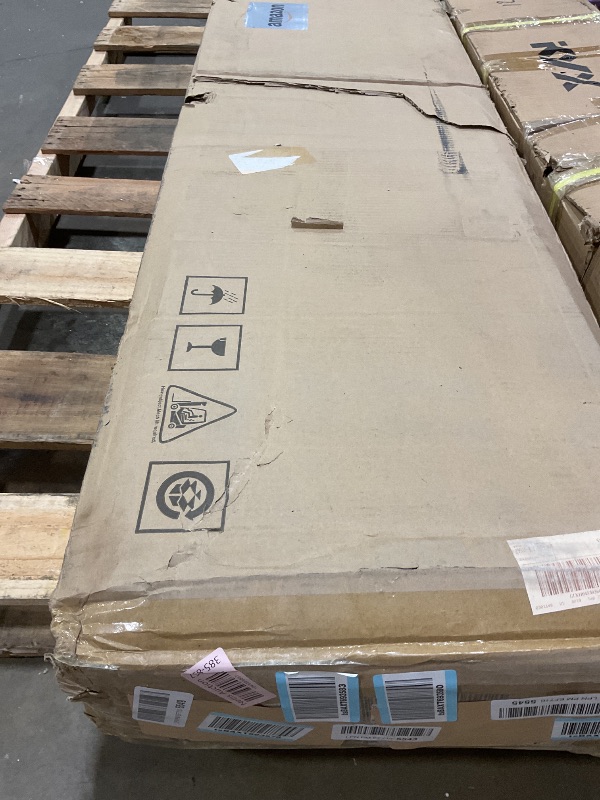 Photo 1 of **MAJOR DAMAGE. SELLING FOR PARTS**GarveeHome 8 Drawer Dresser for Bedroom, 54 in Wide Natural Oak 8 Chest of Drawers with Large Storage, Wooden Dresser Organizer for Living Room, Nursery, Entryway