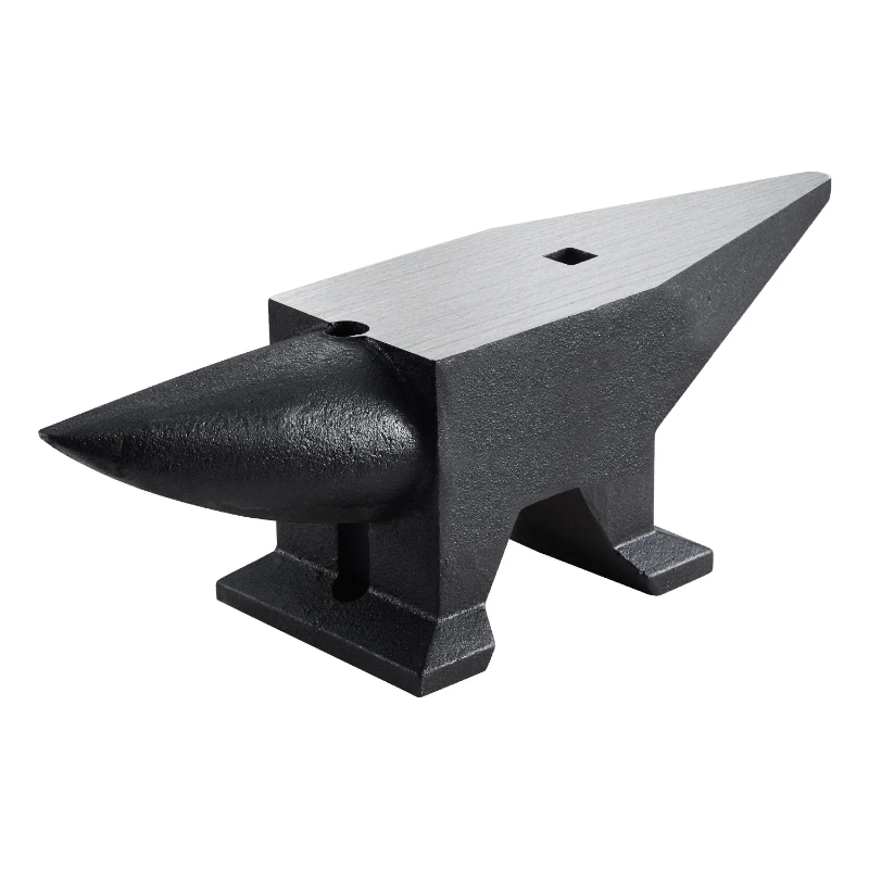 Photo 1 of **SCRAPES FROM TRANSPORT **VEVOR Cast Iron Anvil, 105 Lbs Single Horn Anvil with Large Countertop and Stable Base, High Hardness Rugged Round Horn Anvil Blacksmith, for Bending, Shaping